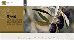 Desktop Screenshot of nyons-aoc.com